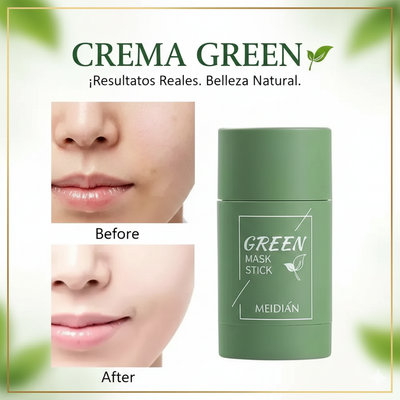 Máscarilla de té verde en barra